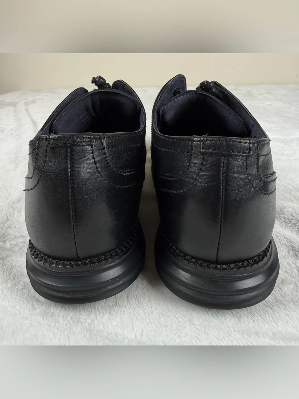 Cole Haan Original Grand Wingtip Oxfords Black Men's 10 M Lace Up